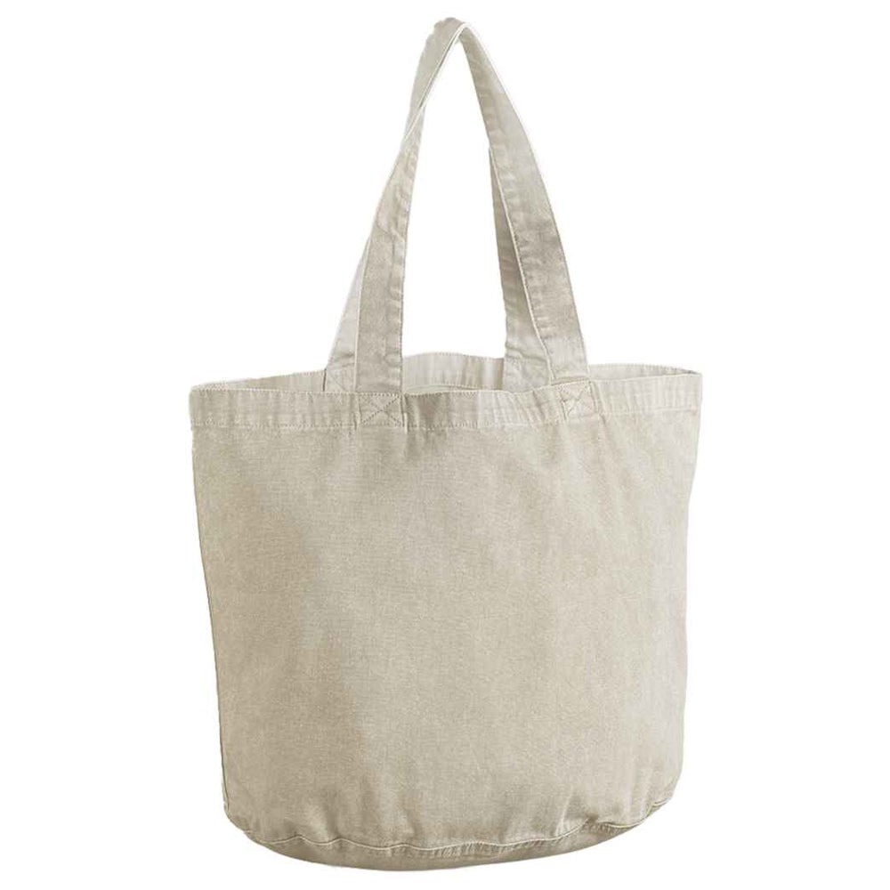 Vintage Sand - Front - Westford Mill Garment Dyed Tote Bag