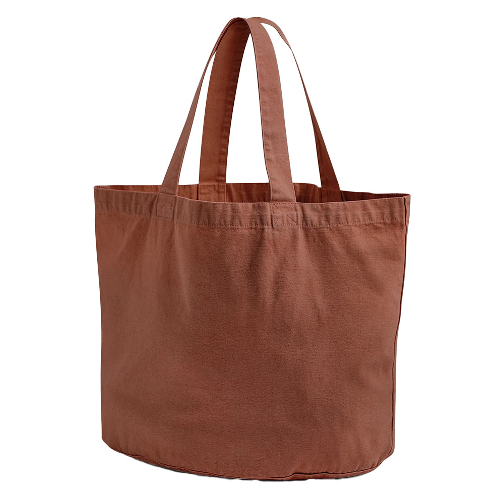 Vintage Orange Rust - Back - Westford Mill Garment Dyed Tote Bag