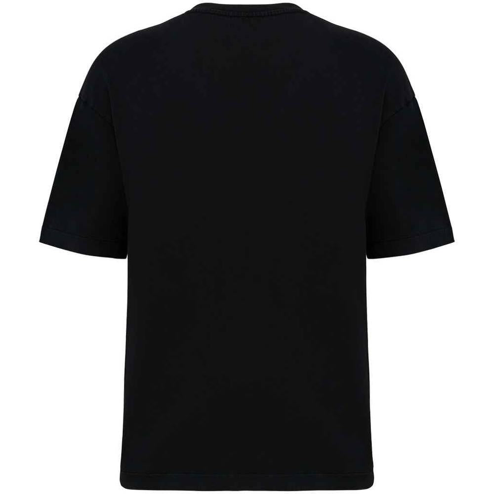 Washed Black - Back - Native Spirit Mens Oversized T-Shirt