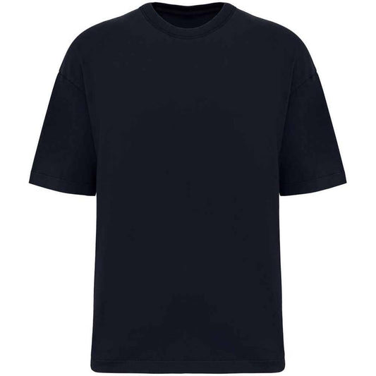 Washed Navy - Front - Native Spirit Mens Oversized T-Shirt