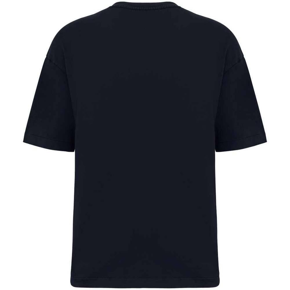 Washed Navy - Back - Native Spirit Mens Oversized T-Shirt
