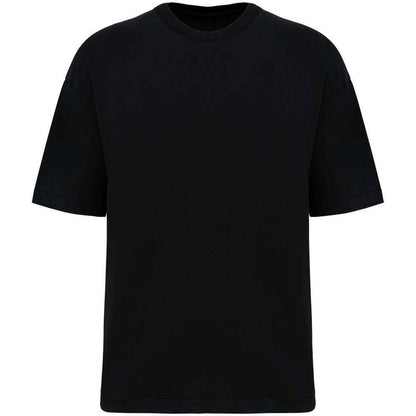 Washed Black - Front - Native Spirit Mens Oversized T-Shirt
