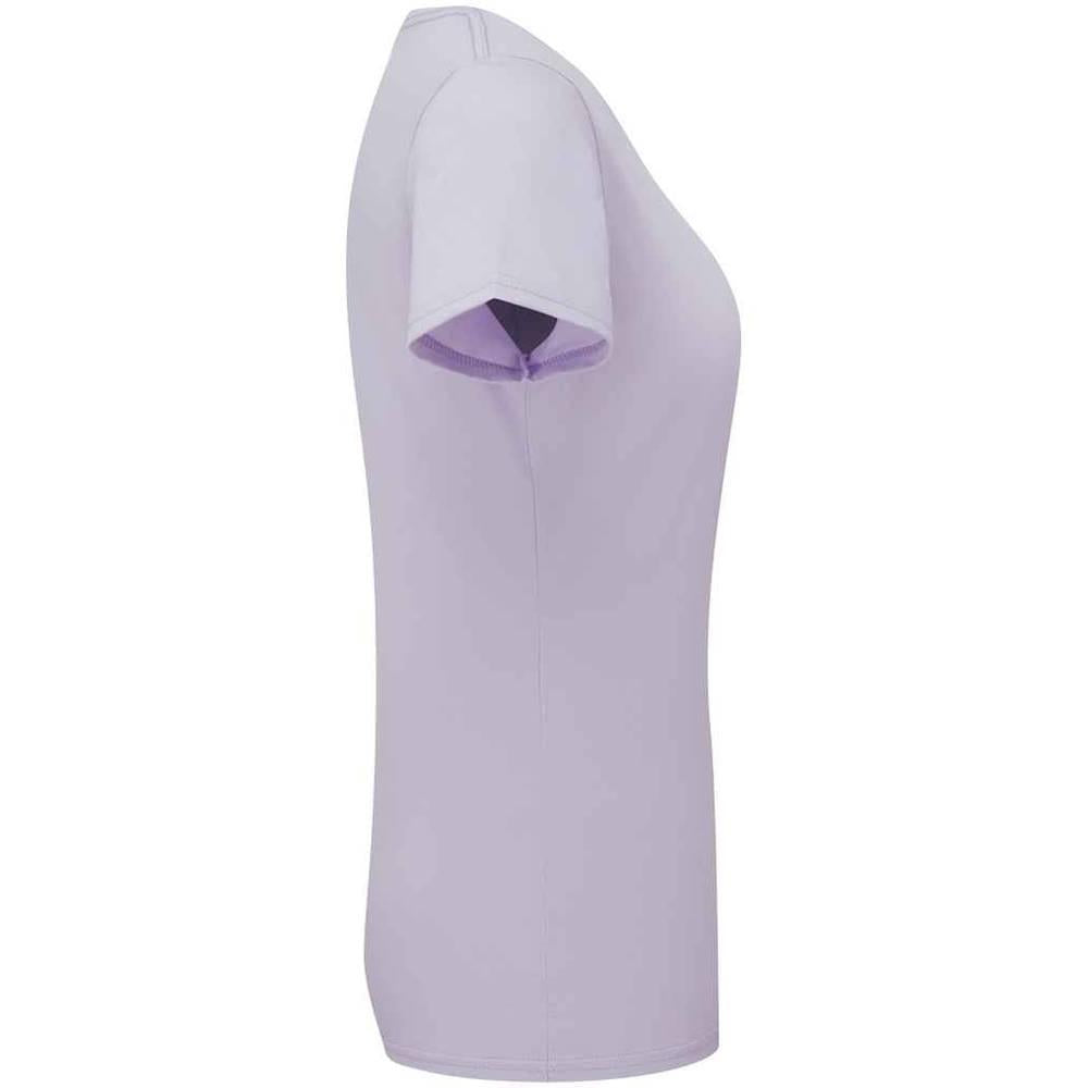 Soft Lavender - Side - Fruit of the Loom Womens-Ladies Iconic 195 T-Shirt