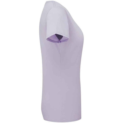 Soft Lavender - Side - Fruit of the Loom Womens-Ladies Iconic 195 T-Shirt