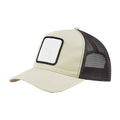 Stone-Shadow Grey - Back - Beechfield Unisex Adult 5 Panel Appliqué Patch Trucker Cap