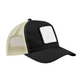 Black-Stone - Front - Beechfield Unisex Adult 5 Panel Appliqué Patch Trucker Cap