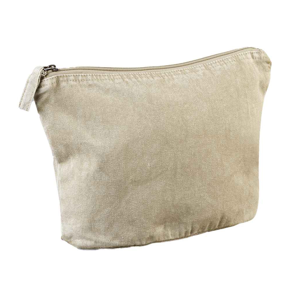 Vintage Sand - Front - Westford Mill Garment Dyed Accessory Bag