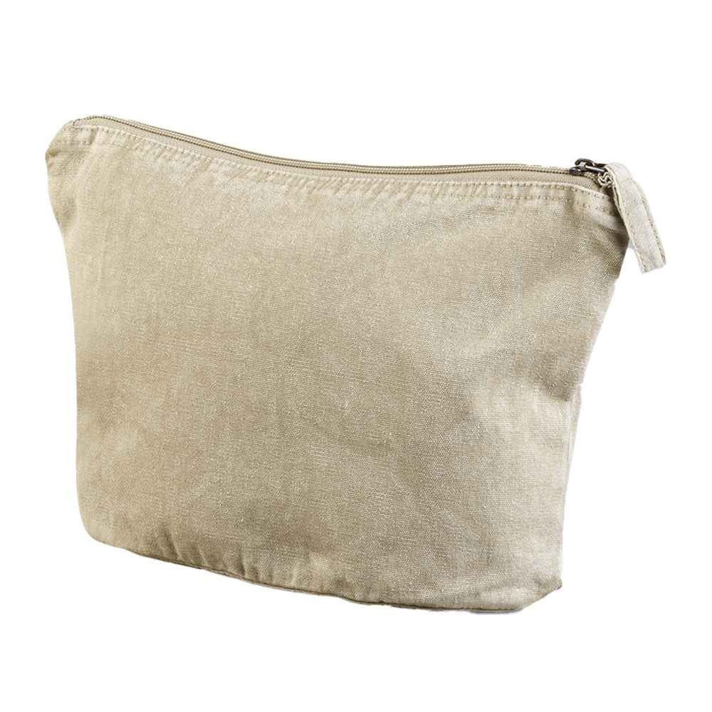 Vintage Sand - Back - Westford Mill Garment Dyed Accessory Bag