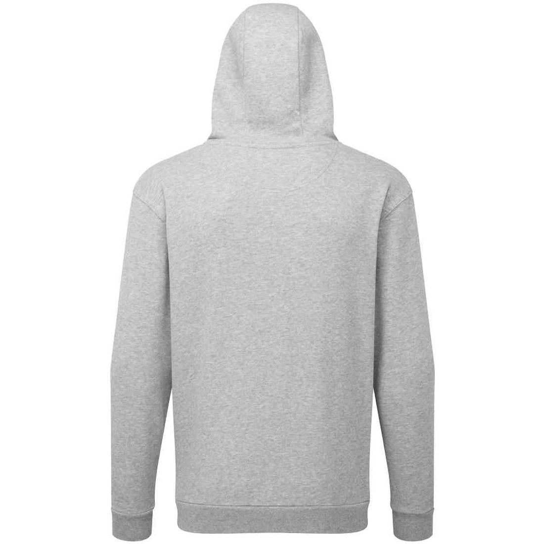 Grey Marl - Back - Anthem Unisex Adult Hoodie