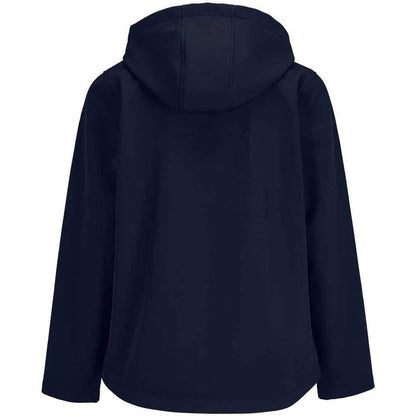 French Navy - Back - SOLS Womens-Ladies Race Hooded Soft Shell Jacket