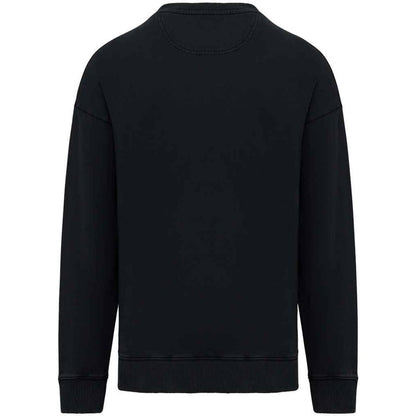 Washed Black - Back - Native Spirit Unisex Adult Washed Sweatshirt