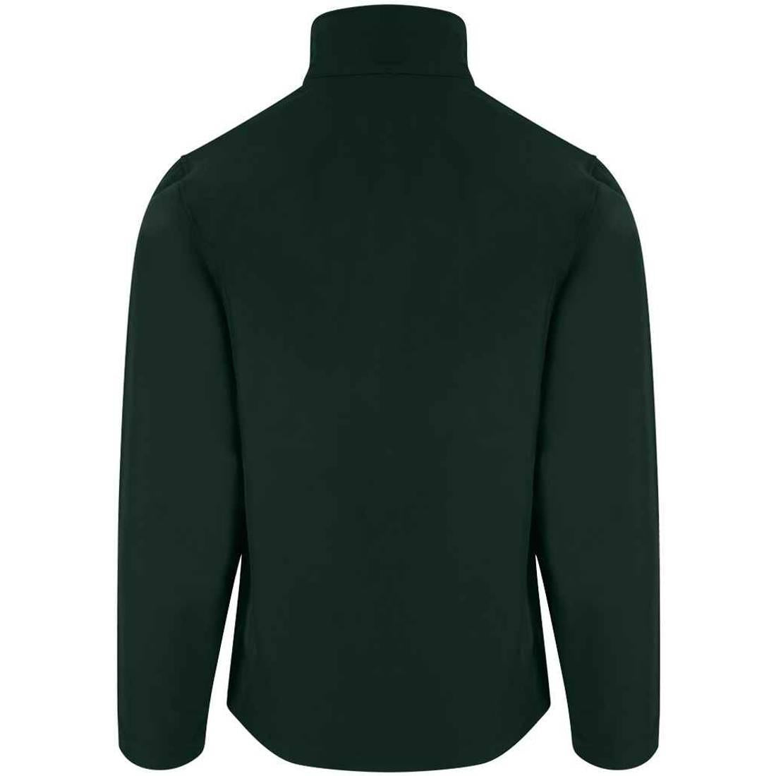 Bottle Green - Back - PRO RTX Mens 2 Layer Soft Shell Jacket
