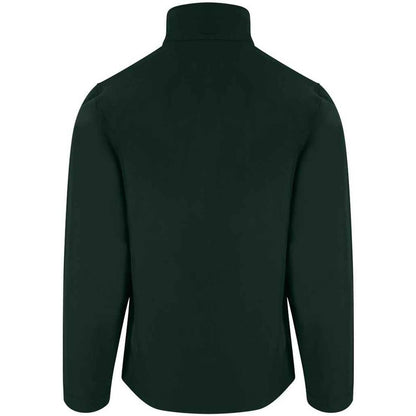 Bottle Green - Back - PRO RTX Mens 2 Layer Soft Shell Jacket
