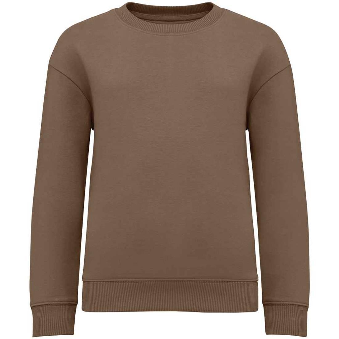 Driftwood - Front - Native Spirit Childrens-Kids Round Neck Oversized Sweatshirt