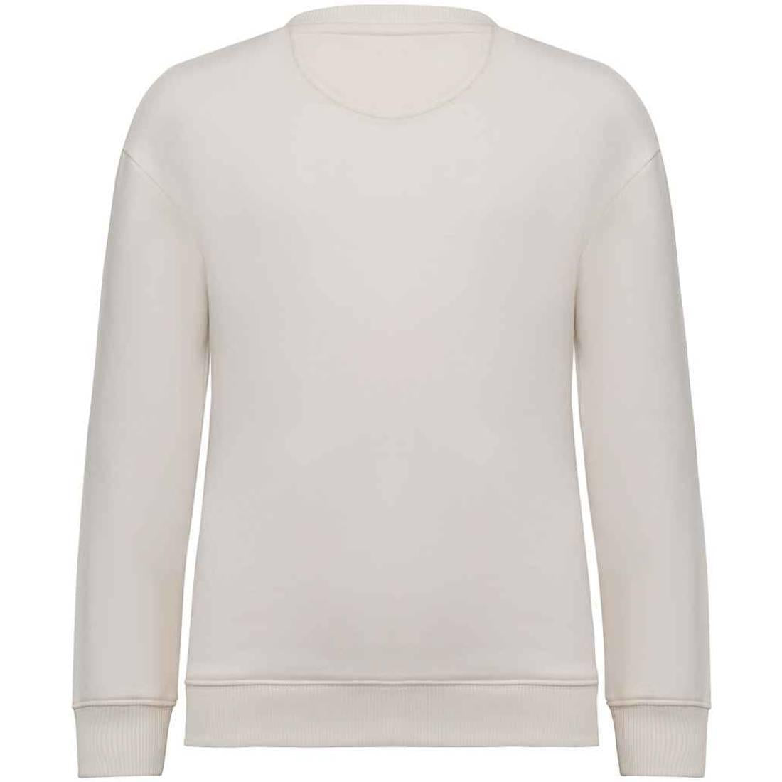 Ivory - Back - Native Spirit Childrens-Kids Round Neck Oversized Sweatshirt