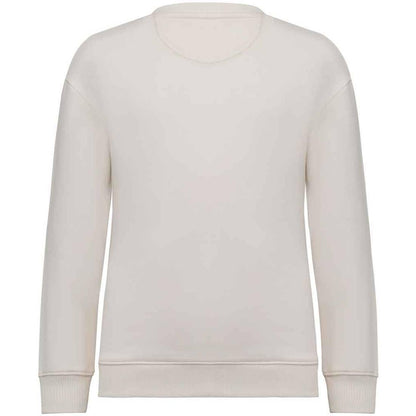 Ivory - Back - Native Spirit Childrens-Kids Round Neck Oversized Sweatshirt