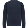 Navy - Back - Native Spirit Childrens-Kids Round Neck Oversized Sweatshirt