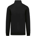 Black - Back - Native Spirit Mens Quarter Zip Sweatshirt
