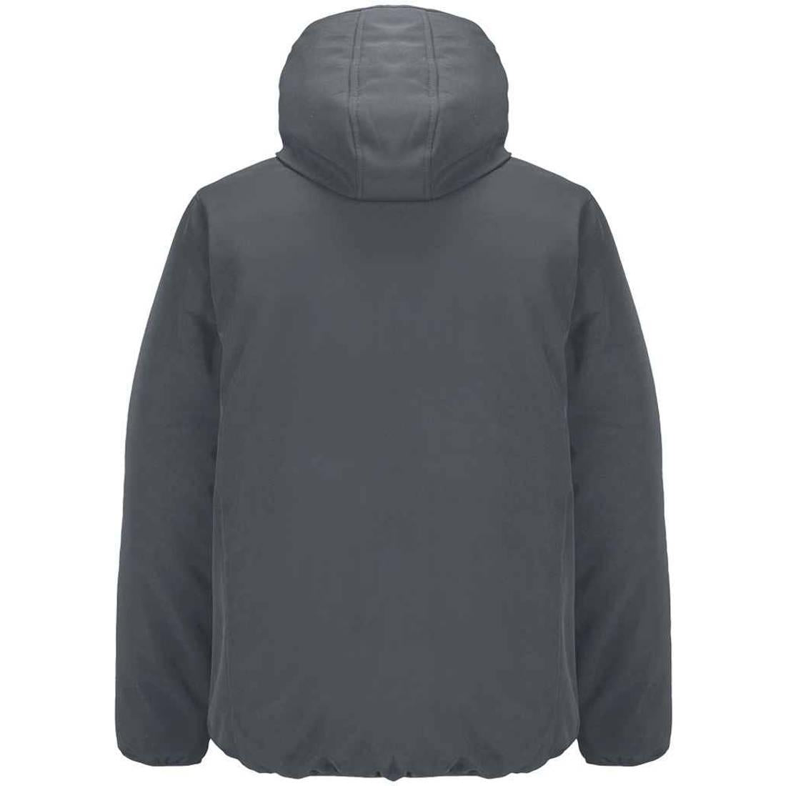 Charcoal - Back - SOLS Mens Falcon Padded Soft Shell Jacket