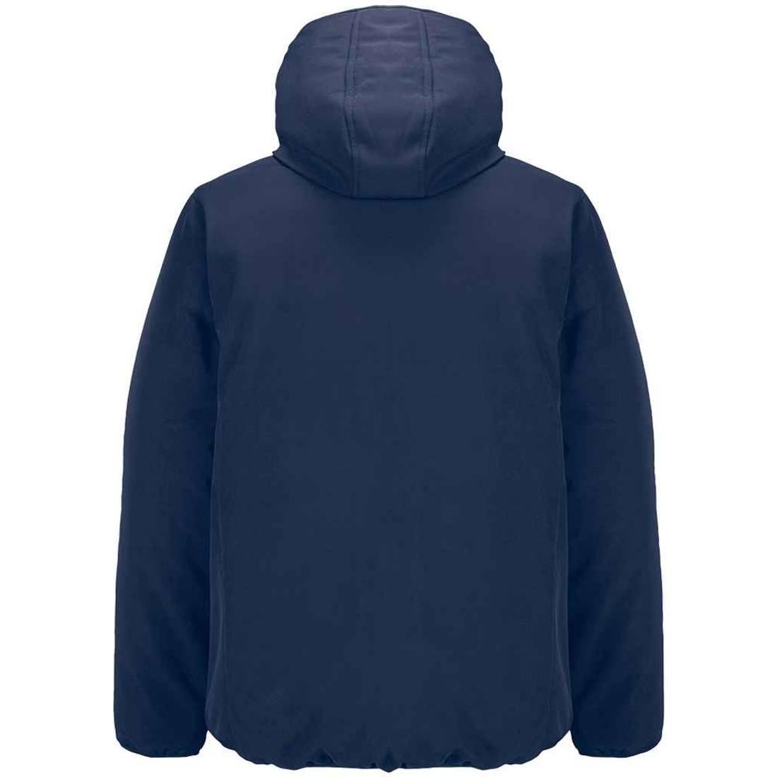 Abyss Blue - Back - SOLS Mens Falcon Padded Soft Shell Jacket