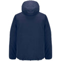 Abyss Blue - Back - SOLS Mens Falcon Padded Soft Shell Jacket