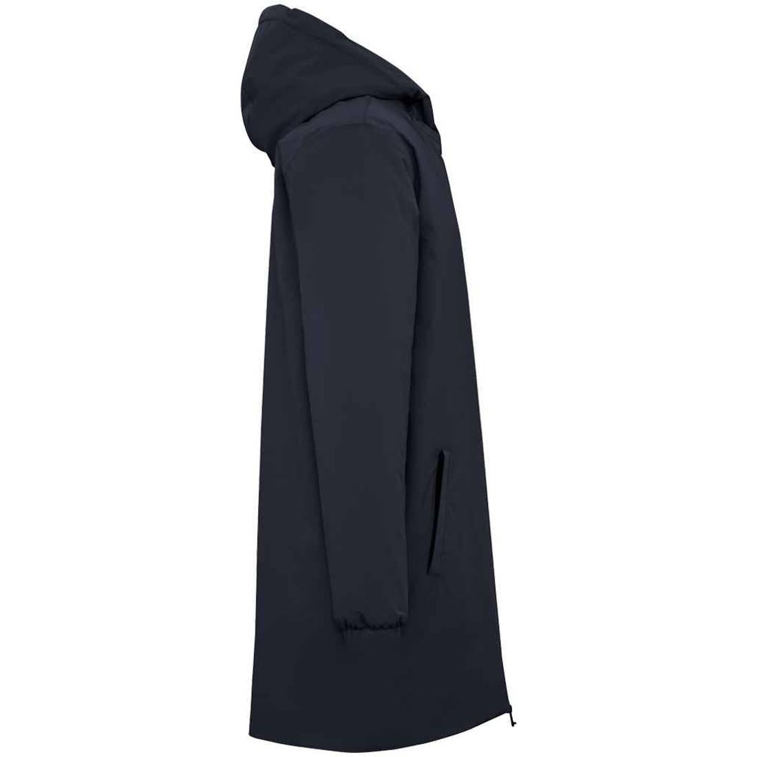 Navy - Side - Native Spirit Unisex Adult Sherpa Lined Waterproof Jacket