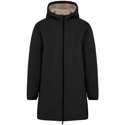 Black - Front - Native Spirit Unisex Adult Sherpa Lined Waterproof Jacket