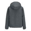 Charcoal - Back - SOLS Womens-Ladies Falcon Padded Soft Shell Jacket