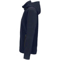 French Navy - Side - SOLS Mens Race Hooded Soft Shell Jacket