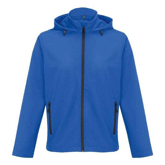 Royal Blue - Front - SOLS Mens Race Hooded Soft Shell Jacket