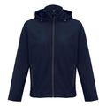 French Navy - Front - SOLS Mens Race Hooded Soft Shell Jacket
