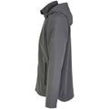 Charcoal - Side - SOLS Mens Race Hooded Soft Shell Jacket