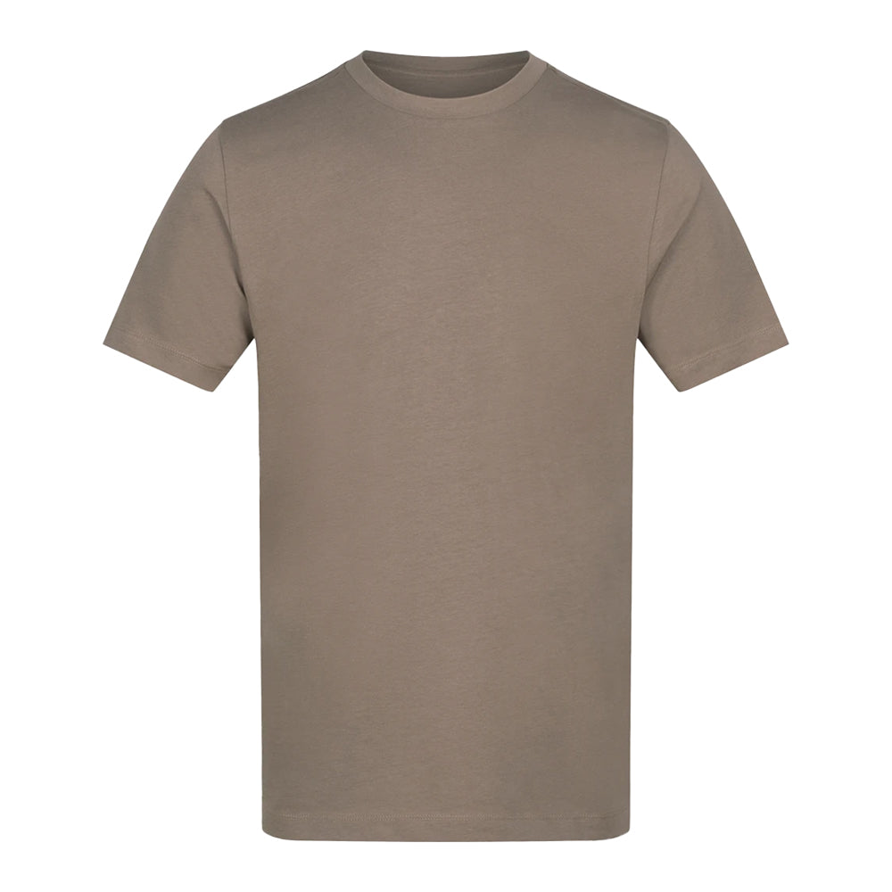 Mocha - Front - Awdis Unisex Adult Cotton T-Shirt