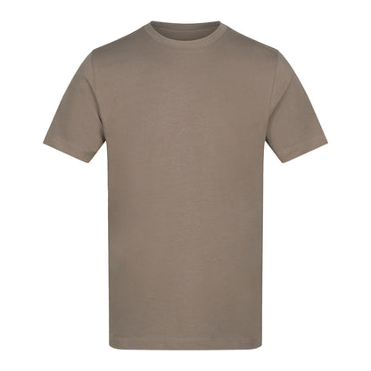 Mocha - Front - Awdis Unisex Adult Cotton T-Shirt