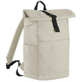 Natural Stone - Back - Bagbase Premium Roll Top Recycled Backpack