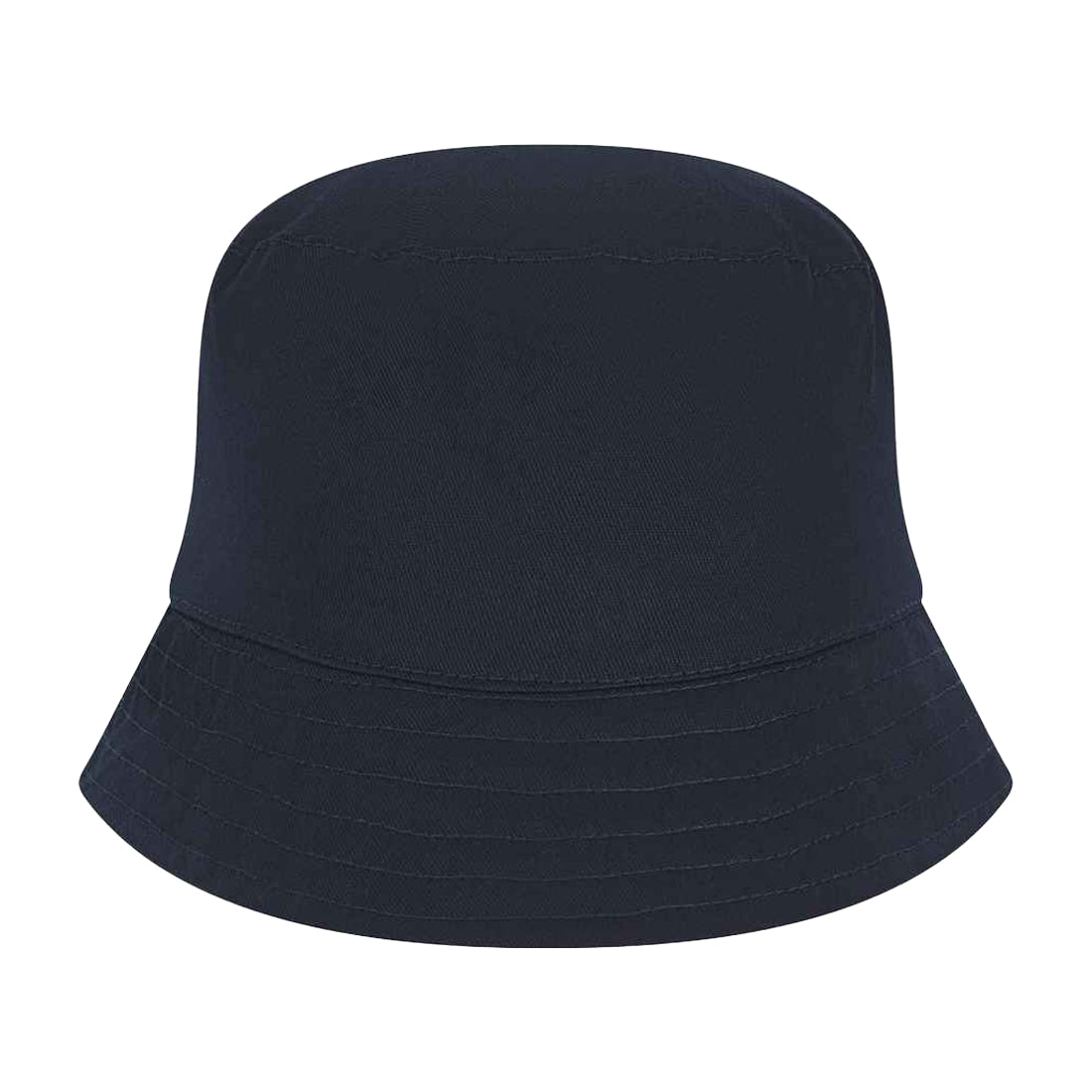 Navy - Front - Larkwood Baby Plain Bucket Hat