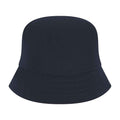 Navy - Front - Larkwood Baby Plain Bucket Hat