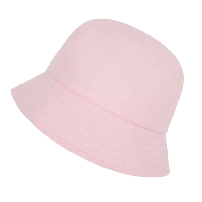 Pale Pink - Back - Larkwood Baby Plain Bucket Hat