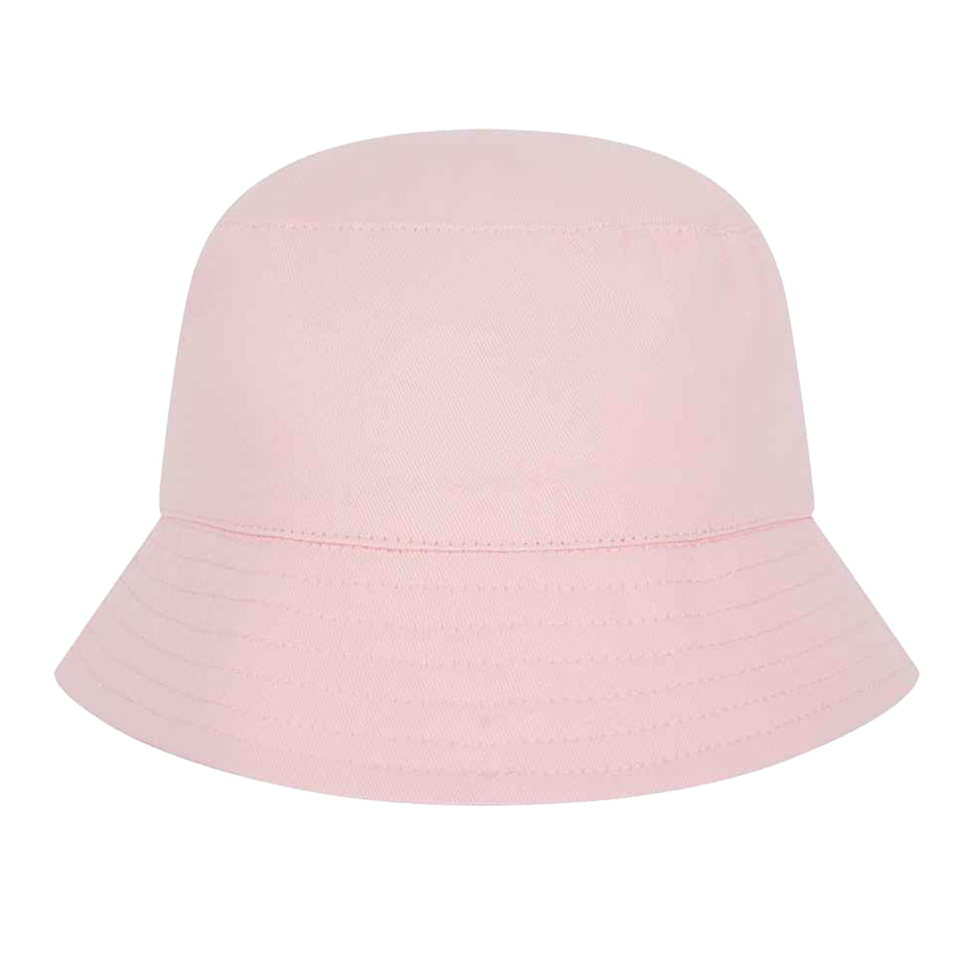 Pale Pink - Front - Larkwood Baby Plain Bucket Hat