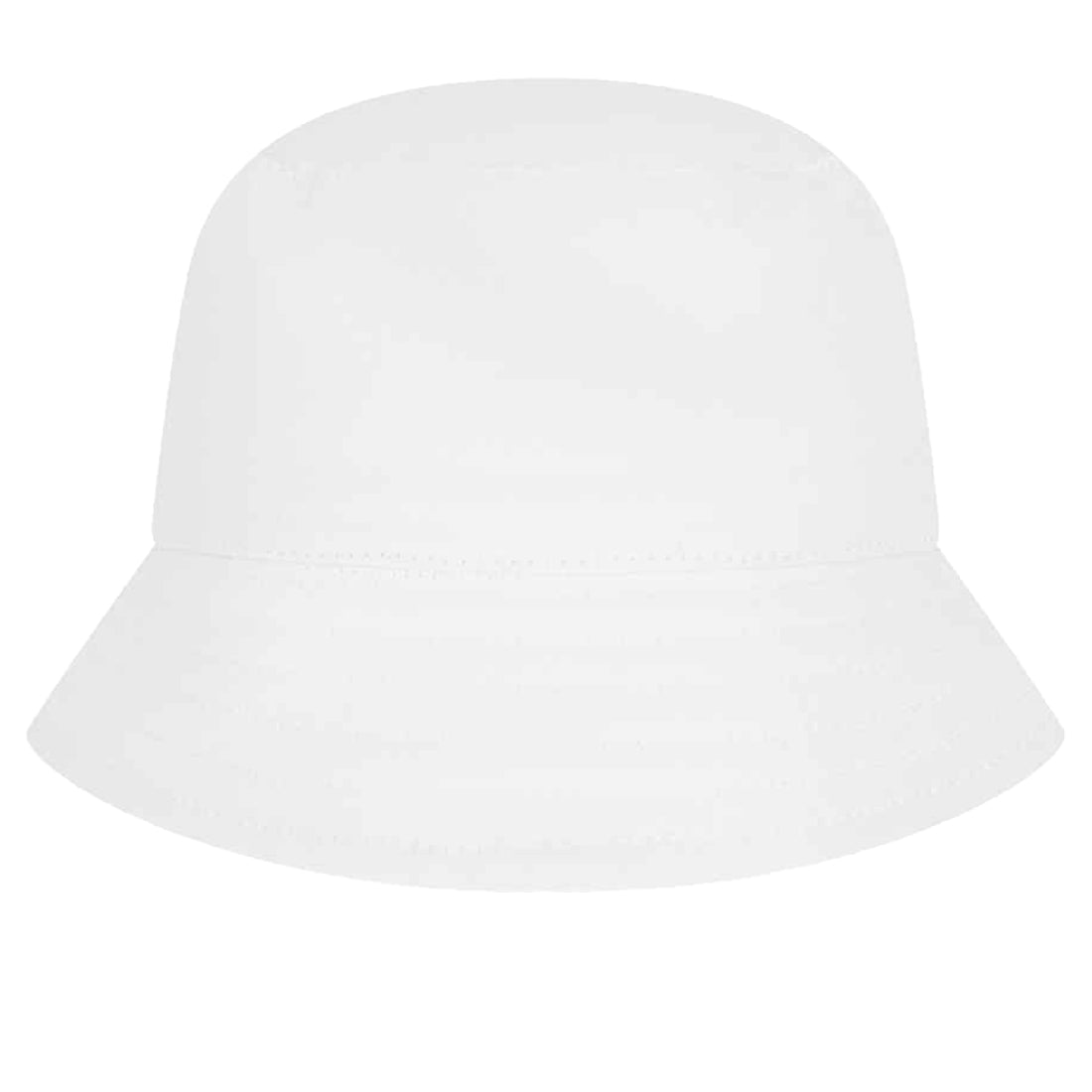 White - Front - Larkwood Baby Plain Bucket Hat
