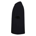 Deep Black - Side - Awdis Mens Signature Plain Heavyweight T-Shirt