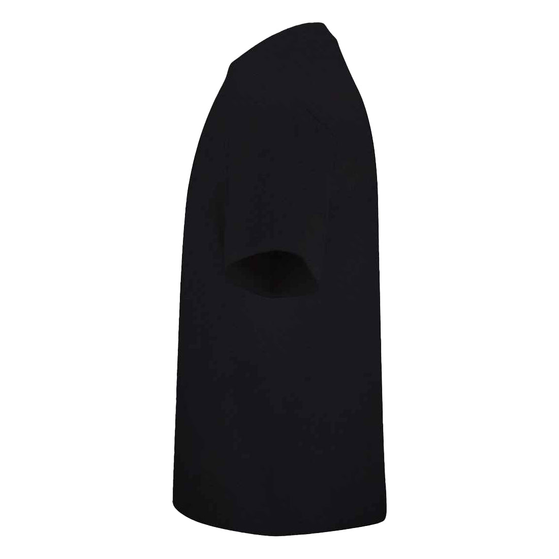 Deep Black - Side - Awdis Mens Signature Plain Heavyweight T-Shirt
