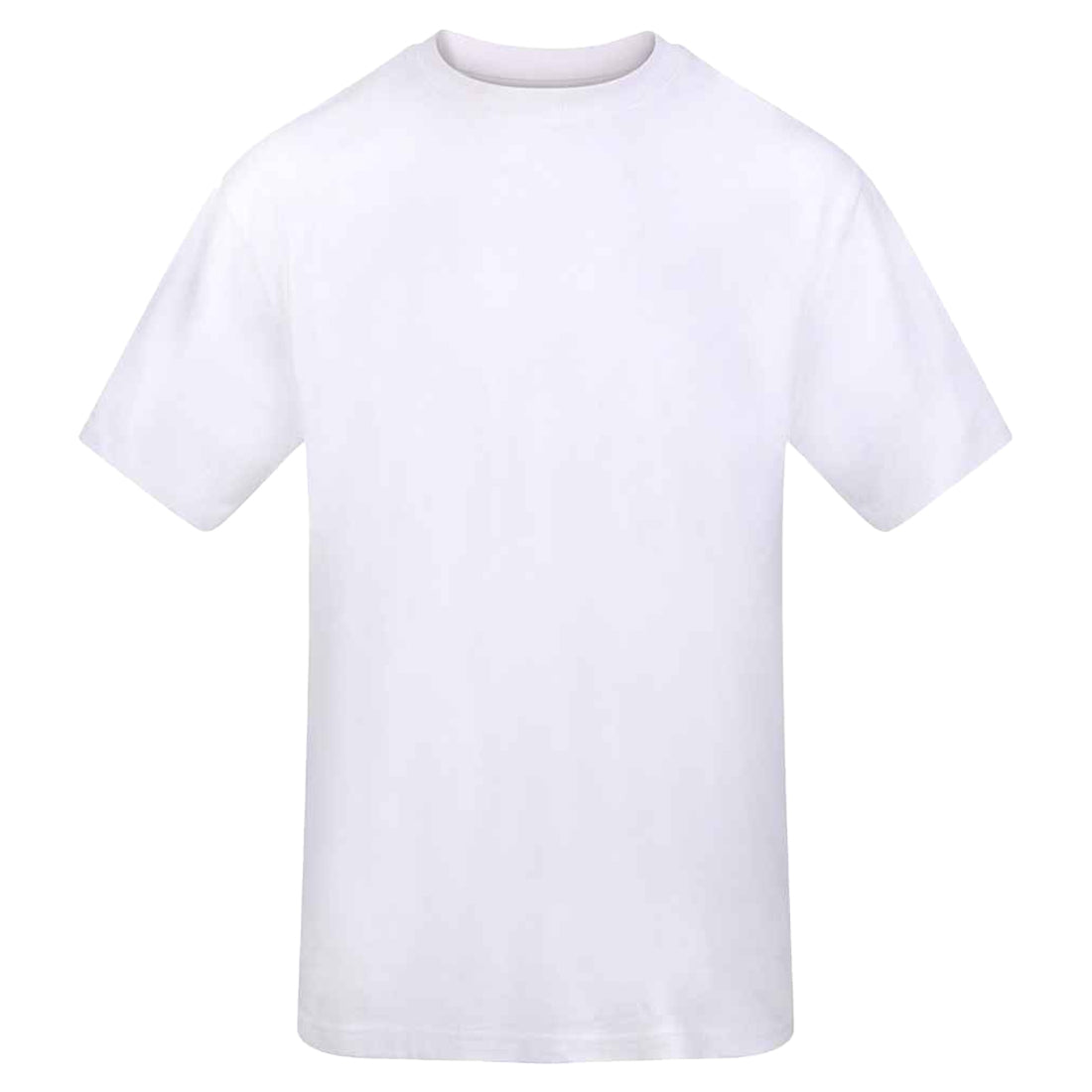 White - Front - Awdis Mens Signature Plain Heavyweight T-Shirt