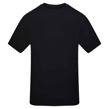 Deep Black - Front - Awdis Mens Signature Plain Heavyweight T-Shirt