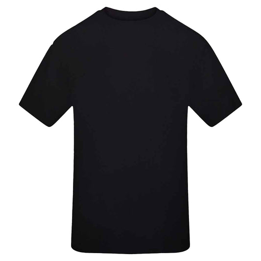 Deep Black - Front - Awdis Mens Signature Plain Heavyweight T-Shirt