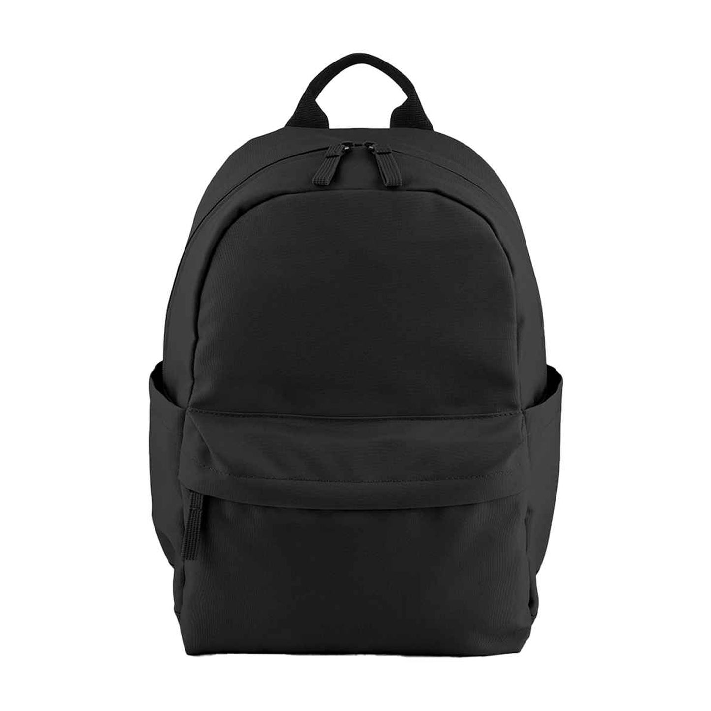 Black - Front - Bagbase Premium Mini Recycled Backpack