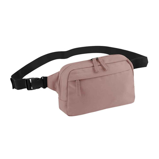 Rose - Front - Bagbase Premium Recycled Crossbody Bag
