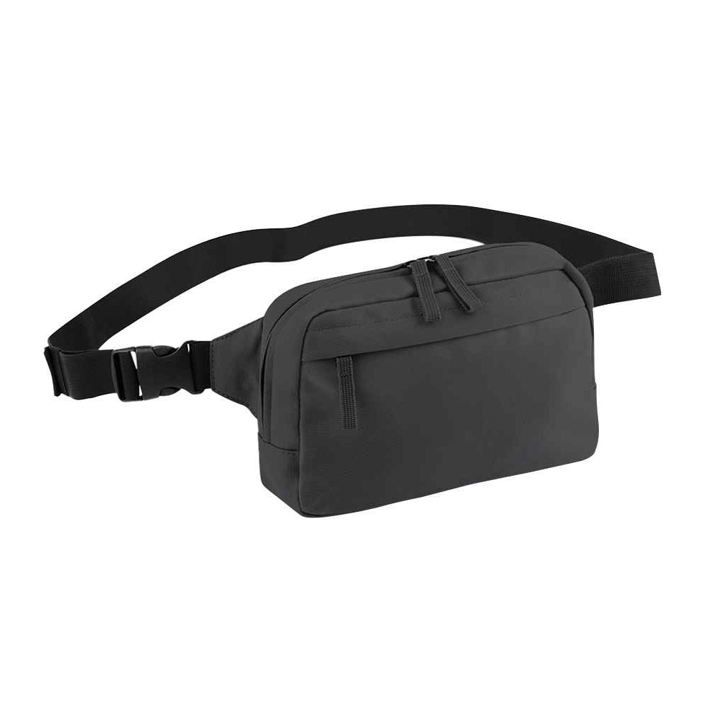 Graphite Grey - Front - Bagbase Premium Recycled Crossbody Bag