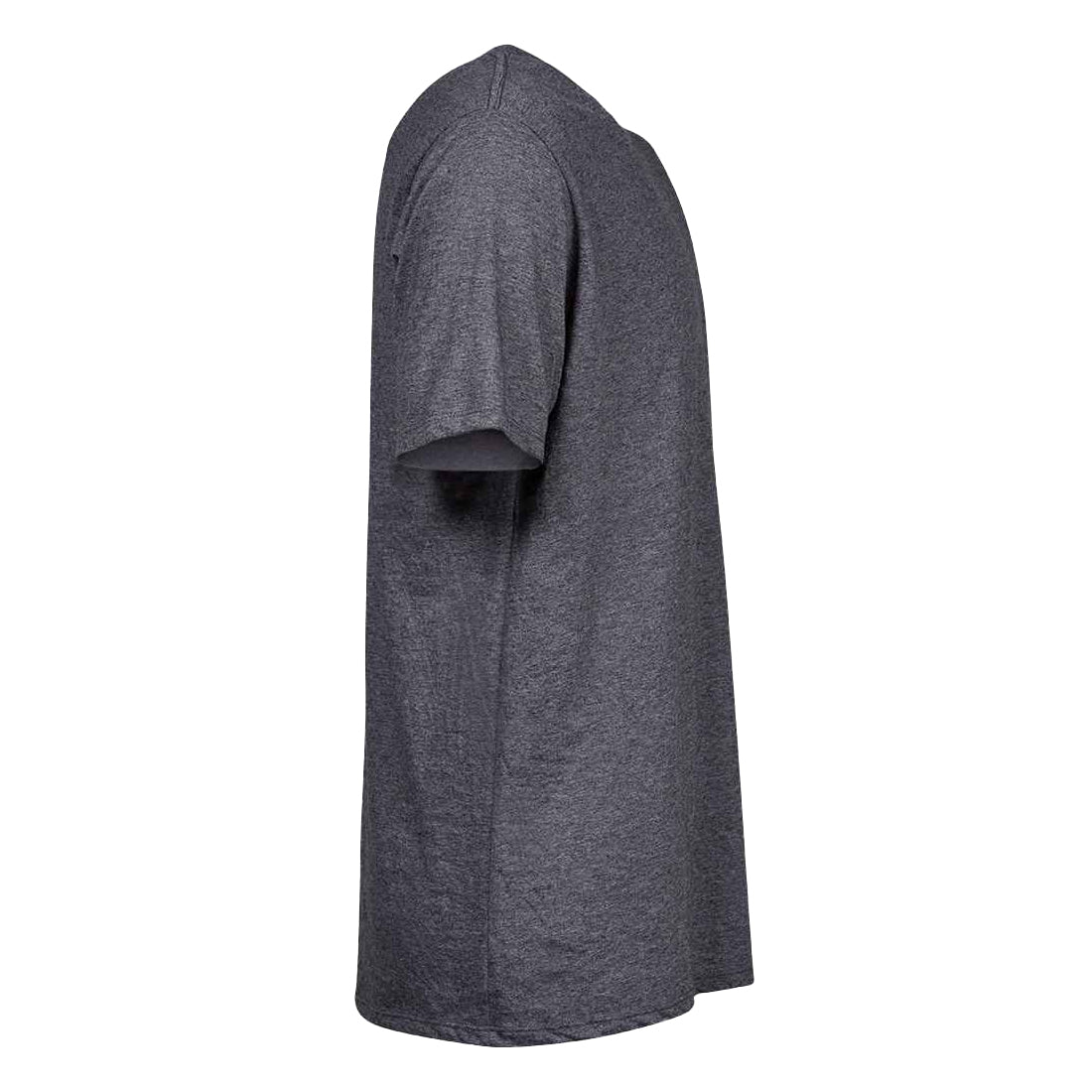 Black - Side - Tee Jays Mens Melange T-Shirt