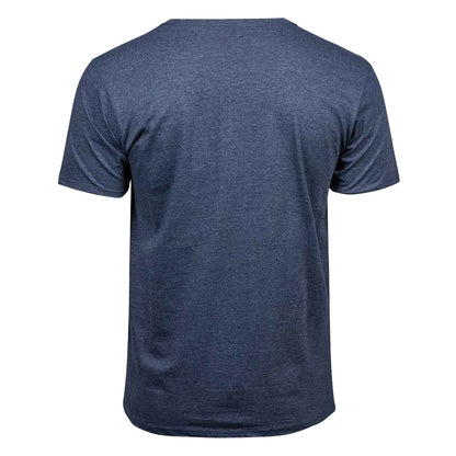 Denim - Back - Tee Jays Mens Melange T-Shirt